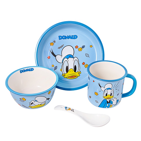 Набор посуды  Дональд Дак, голубой/синий
