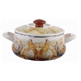 Кастрюля эмалированная 2,2л Тоскана