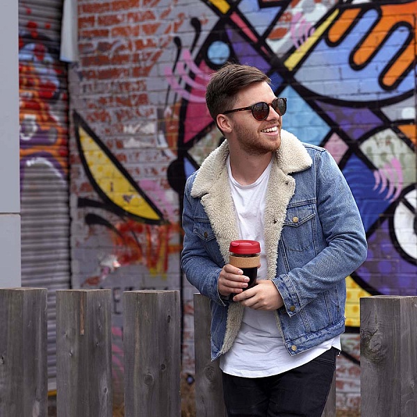 Кружка 454 мл KeepCup Brew Cork L red bells