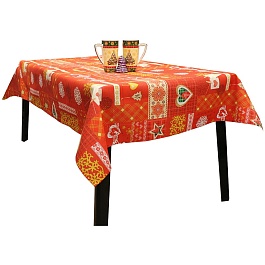 Скатерть Новогодняя на стол Х-Макс 140 х 180 см Vallepiano
