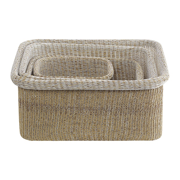 Набор из 4-х корзин для хранения Bergenson Bjorn Sustainable collection бежевый