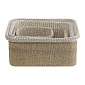 Набор из 4-х корзин для хранения Bergenson Bjorn Sustainable collection бежевый