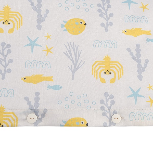 Комплект постельного белья из сатина с принтом Oceania World 110 х 140 см Tkano Tiny World