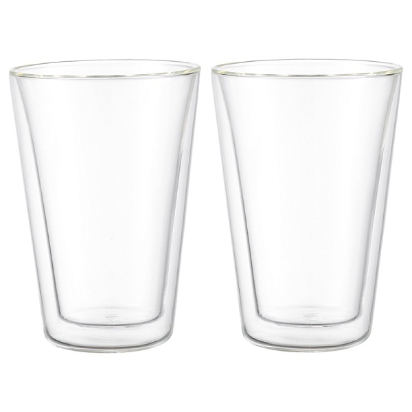 Набор из двух стеклянных стаканов, 400 мл