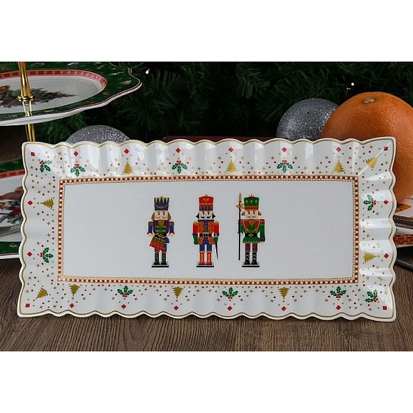 Блюдо прямоугольное 29х14х1,7 см Щелкунчик Repast