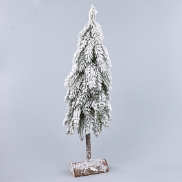 Ель заснеженная 60 см Азалия зеленый/белый