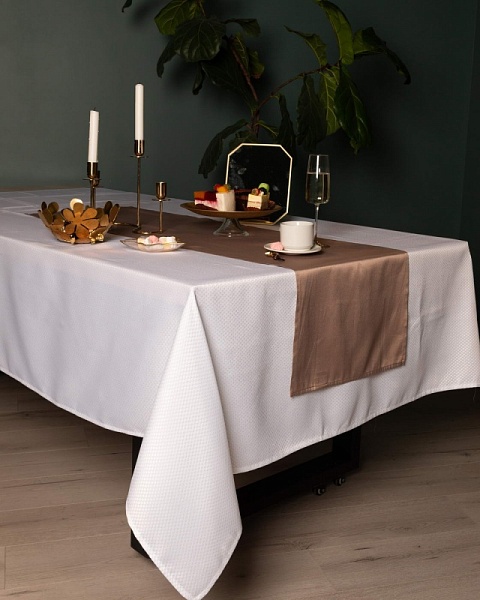 Ирида (белая) Скатерть 150х220