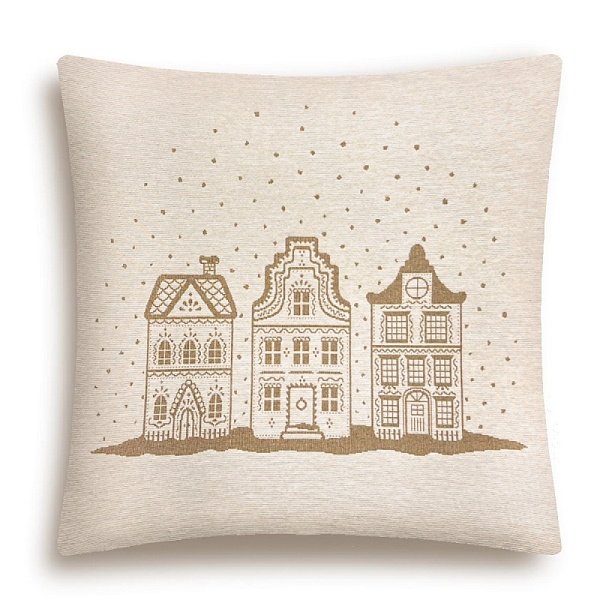 Подушка 45 х 45 см Le Gobelin Нидерланды белый