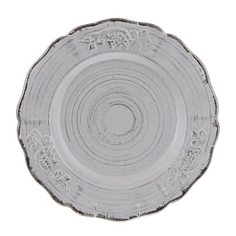 Тарелка 27 см Royal Stoneware Барокко серый