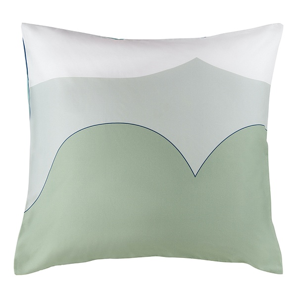 Набор из двух наволочек 70 x 70 см Tkano Freak fruit из сатина с авторским принтом мятный