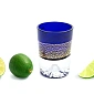 Рюмка Gold Leaf Fuli Chilled Sake Shot Glass Blue  85 мл
