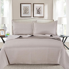 Комплект покрывало и наволочка 160 х 220 см Sofi de Marko Микаэлла бежевый