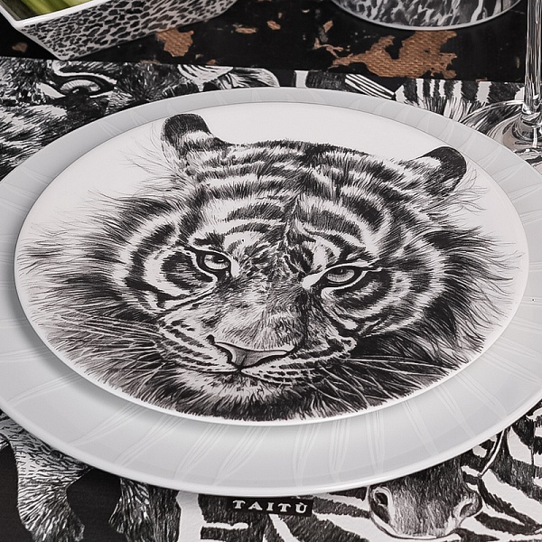 Тарелка десертная 22 см Taitu Wild Spirit Tiger