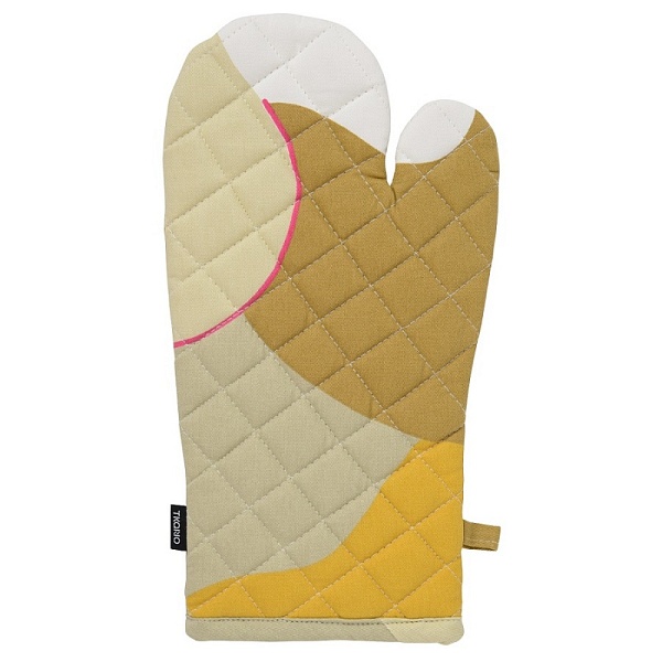 Прихватка-варежка из хлопка с авторским принтом Tkano Freak Fruit