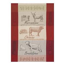 Полотенце кухонное Carolina 58*78 см красное