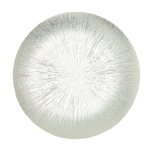 Тарелка 28 см СИЯНИЕ НОЧИ, серебро 