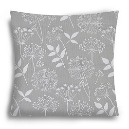 Подушка 45 х 45 см Le Gobelin Травинки односторонняя серая