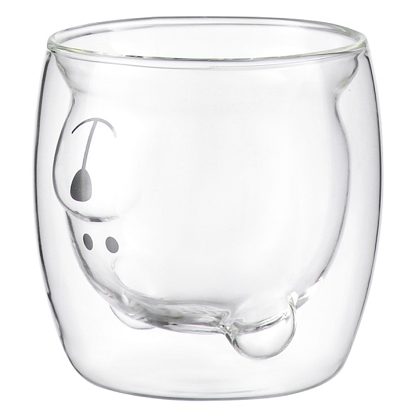 Чашка стеклянная 250 мл Smart Solutions Медведь