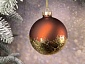 Шар стеклянный 8 см House of Seasons шампань/медь/коричневый