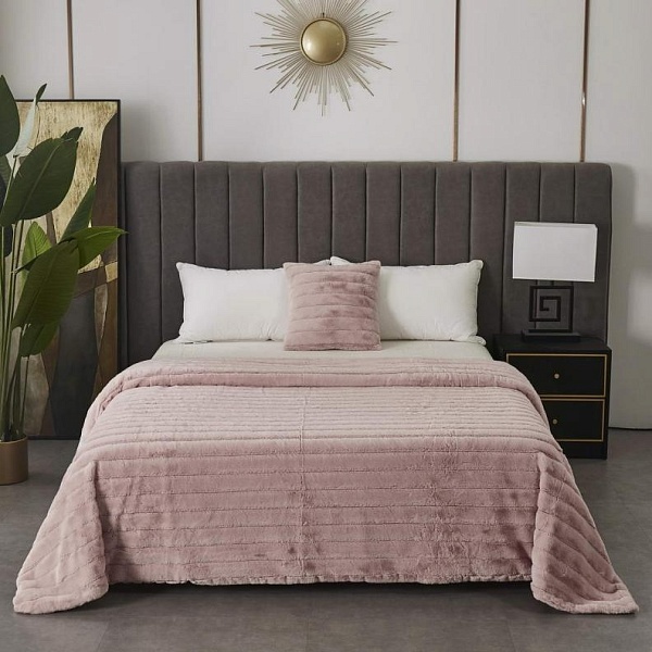 Покрывало 160 х 220 см Sofi de Marko Анабель пепельная роза