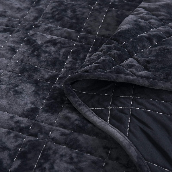 Комплект покрывало и наволочки 240 х 260 см Sofi de Marko Селена антрацит