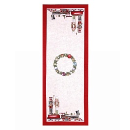 Дорожка 44 х 140 см Le Gobelin Щелкунчики красная