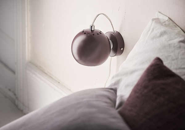 Лампа настенная Frandsen Ball светло-серый матовый