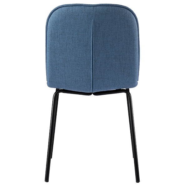 Набор из 4 стульев adrian, рогожка, синие