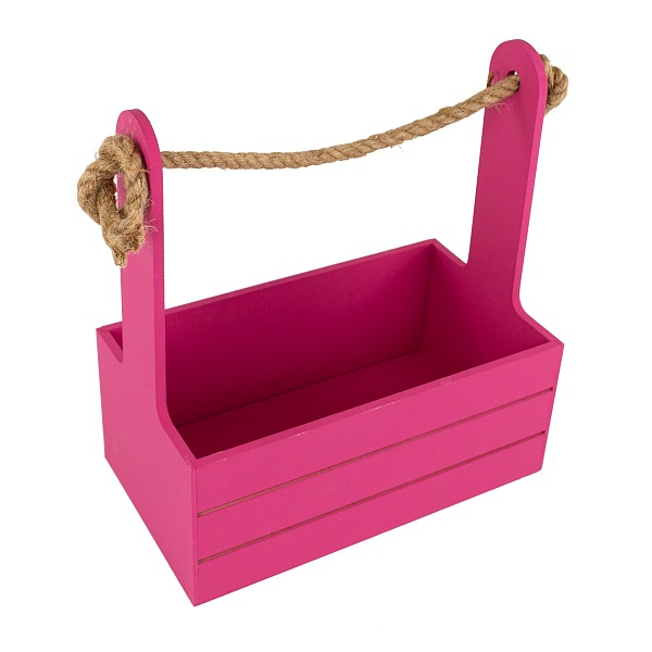 Корзина 25 х 15 х 30 см Азалия бордовая