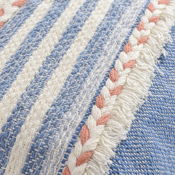 Чехол на подушку с кисточками и бахрамой из коллекции ethnic, 35х60 см