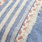 Чехол на подушку с кисточками и бахрамой из коллекции ethnic, 35х60 см