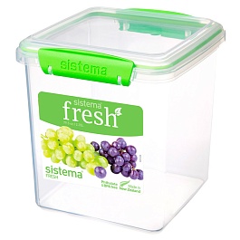 Контейнер для печенья 2,35 л Sistema  Fresh зелёный