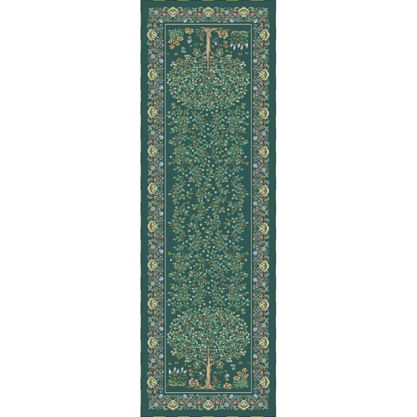 Дорожка 40 х 100 см Le Gobelin Древо бирюза
