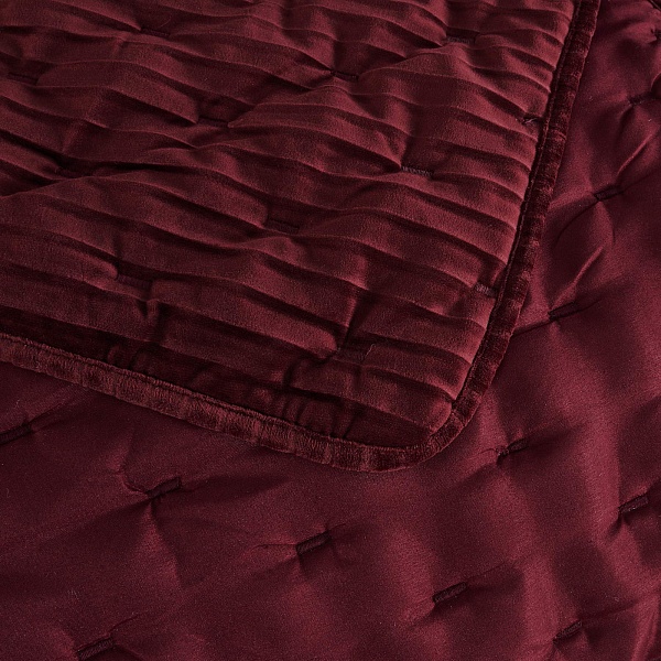 Комплект покрывало и наволочки 240 х 260 см Sofi de Marko Адажио бордо