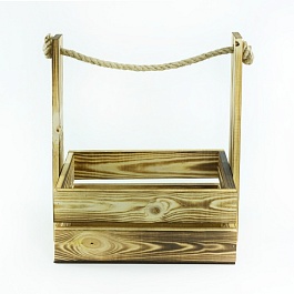 Корзина 25,5 х 15 х 30 см Азалия натуральный