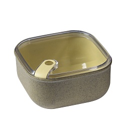 Контейнер квадратный 2 л Omada Pull Box оливковый 