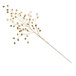 Ветка с кристаллами 70 см Азалия золотая