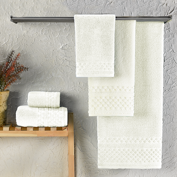 Полотенце махровое 40x60 см AILIN, белый