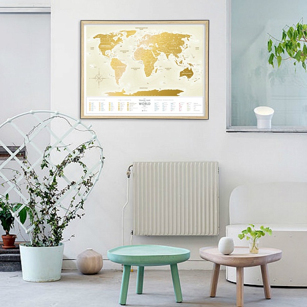 Карта Travel Map Gold World ru