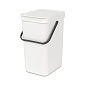 Встраиваемое мусорное ведро 12 л Brabantia Sort & Go Белый