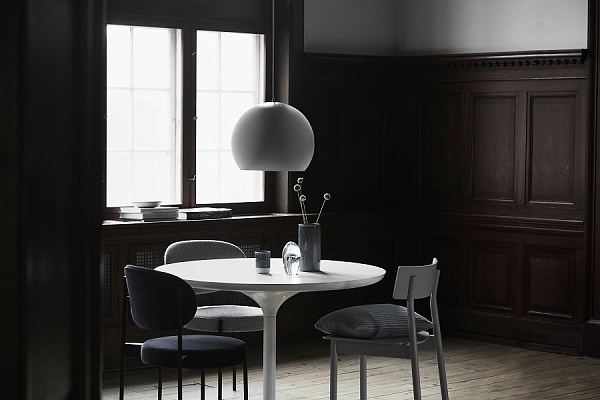 Лампа подвесная ball, ?40 см, серая матовая, серый шнур