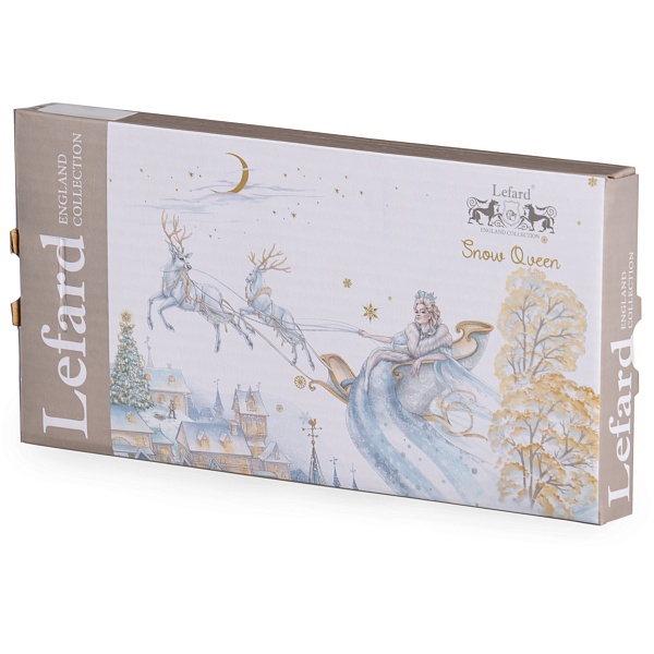 Блюдо овальное 20,5 см Lefard Снежная королева