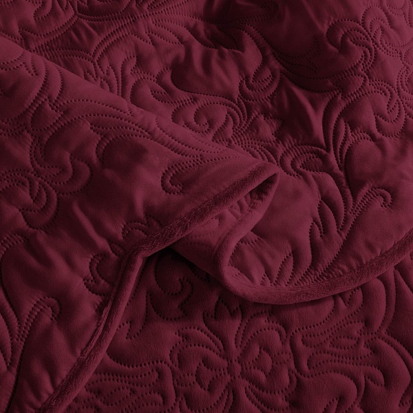 Комплект покрывало и наволочки 240 х 260 см Sofi de Marko Амара бордо