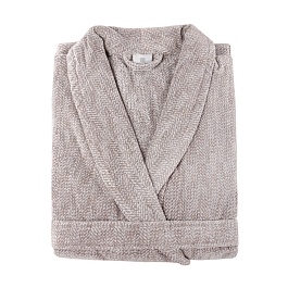 Халат банный велюр L Lasa Home Altair бежевый