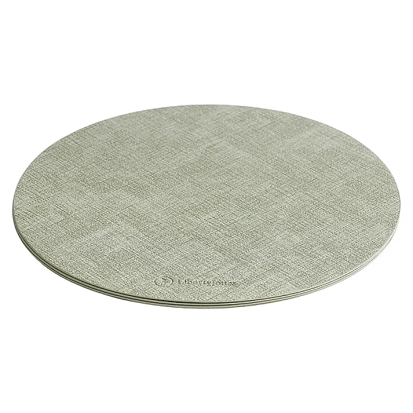 Набор салфеток сервировочных  Ø35 см Leanera мятные