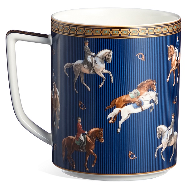 Кружка 560 мл Lefard Horse Club синяя