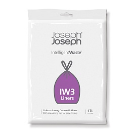 Пакеты для мусора iw3 17л Joseph Joseph 20 штук