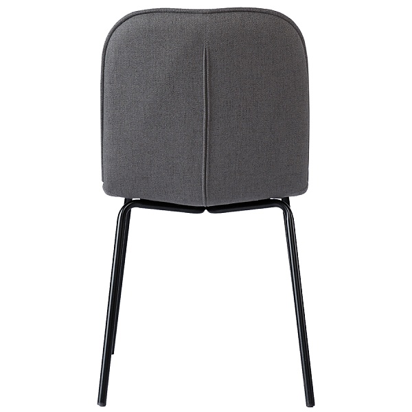 Набор из 4 стульев adrian, рогожка, темно-серые