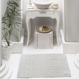 ALVEN (белый)  Коврик для ванной 50х70см