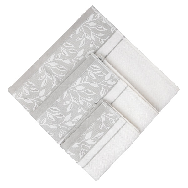 Полотенце для рук и лица 33 х 50 см Lasa Home Spring II серое